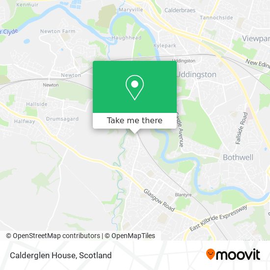 Calderglen House map