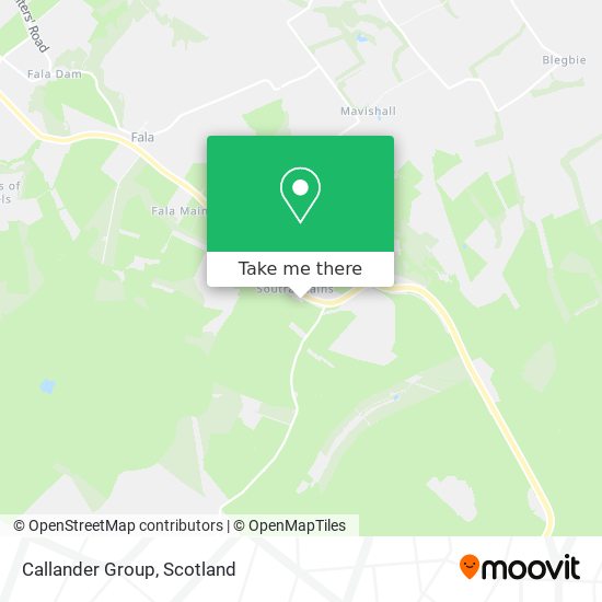 Callander Group map