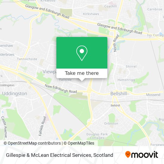 Gillespie & McLean Electrical Services map