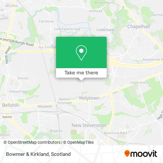 Bowmer & Kirkland map
