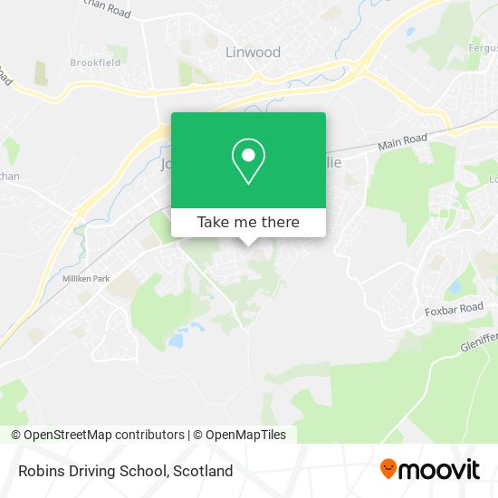 Robins Driving School map