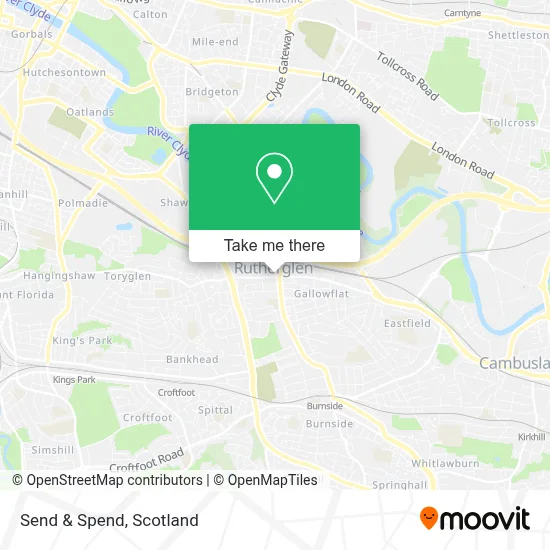 Send & Spend map