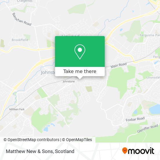 Matthew New & Sons map