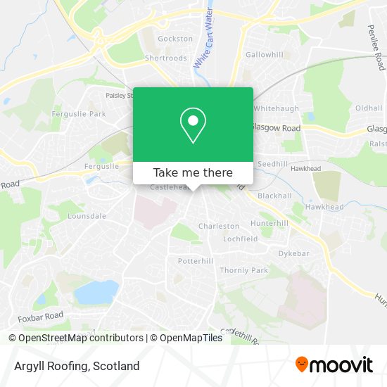 Argyll Roofing map