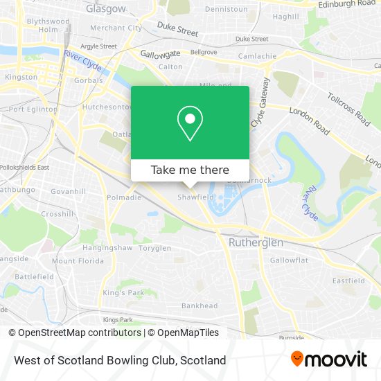 West of Scotland Bowling Club map