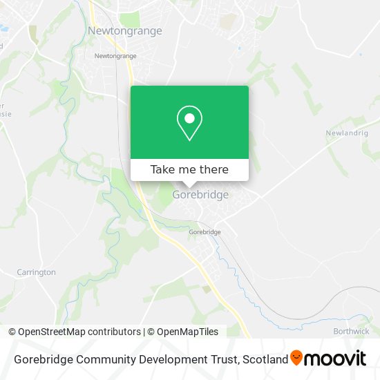Gorebridge Community Development Trust map