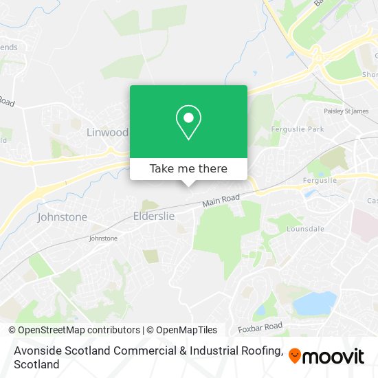 Avonside Scotland Commercial & Industrial Roofing map