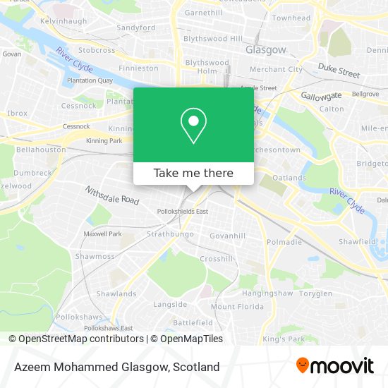 Azeem Mohammed Glasgow map