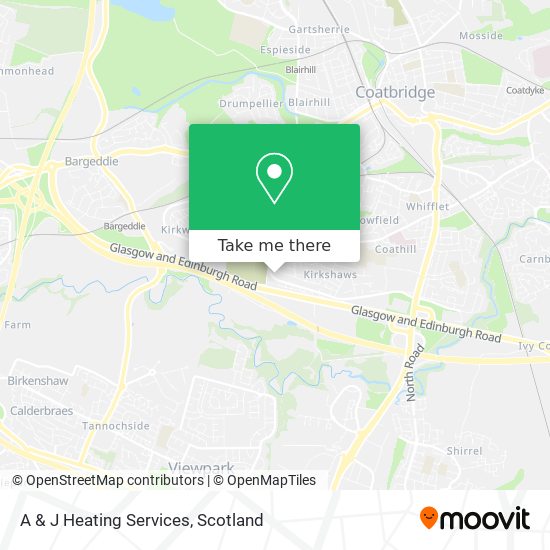 A & J Heating Services map
