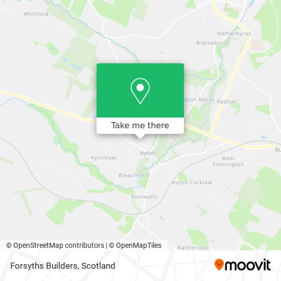 Forsyths Builders map