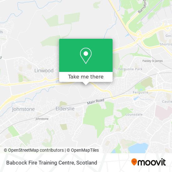 Babcock Fire Training Centre map