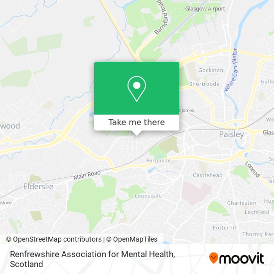 Renfrewshire Association for Mental Health map