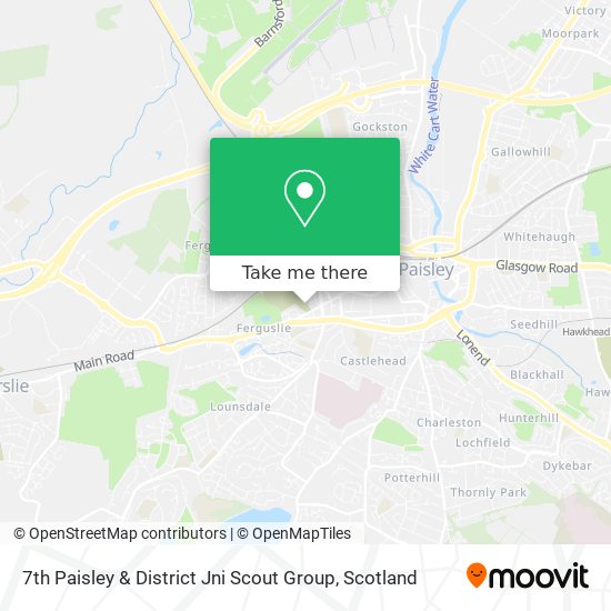 7th Paisley & District Jni Scout Group map