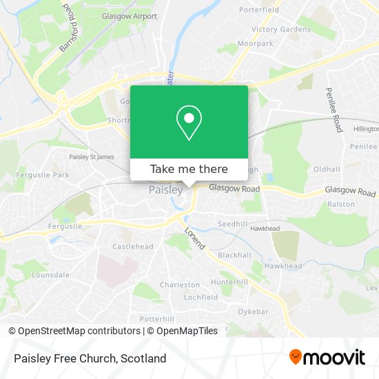 Paisley Free Church map