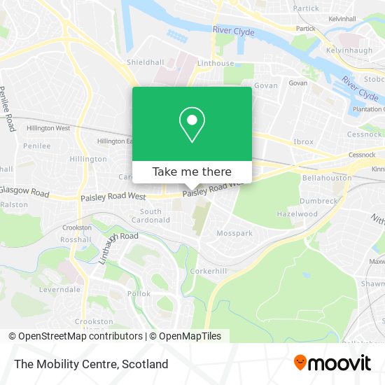 The Mobility Centre map