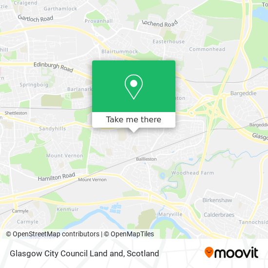 Glasgow City Council Land and map