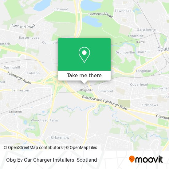 Obg Ev Car Charger Installers map