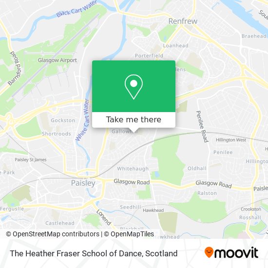 The Heather Fraser School of Dance map