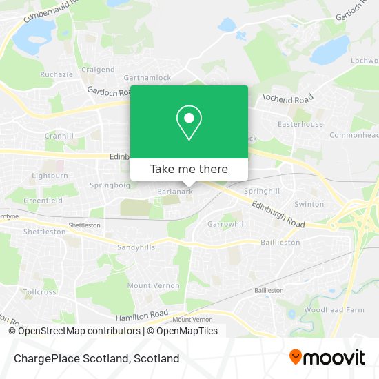 ChargePlace Scotland map