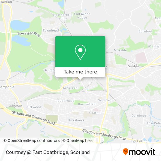 Courtney @ Fast Coatbridge map