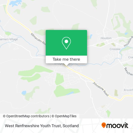 West Renfrewshire Youth Trust map