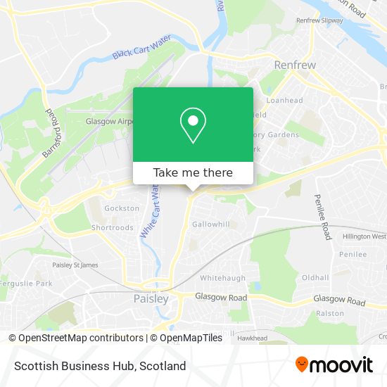 Scottish Business Hub map