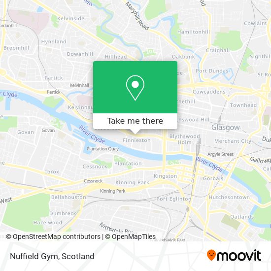 Nuffield Gym map