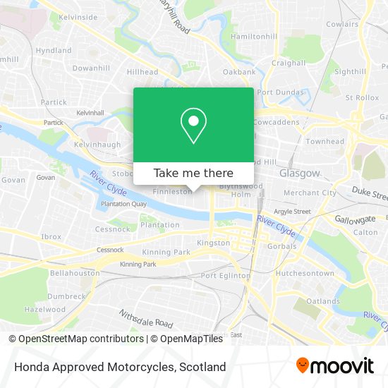 Honda Approved Motorcycles map