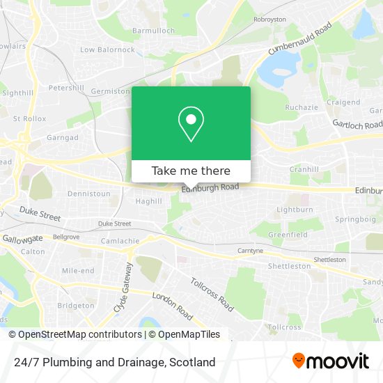 24/7 Plumbing and Drainage map