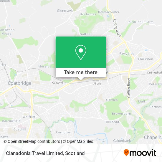 Clanadonia Travel Limited map