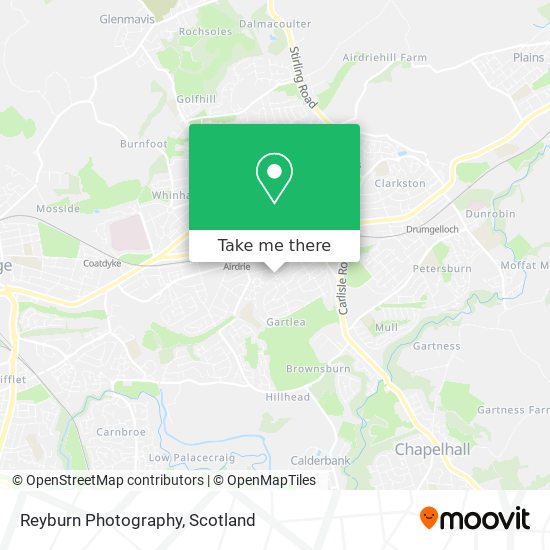 Reyburn Photography map