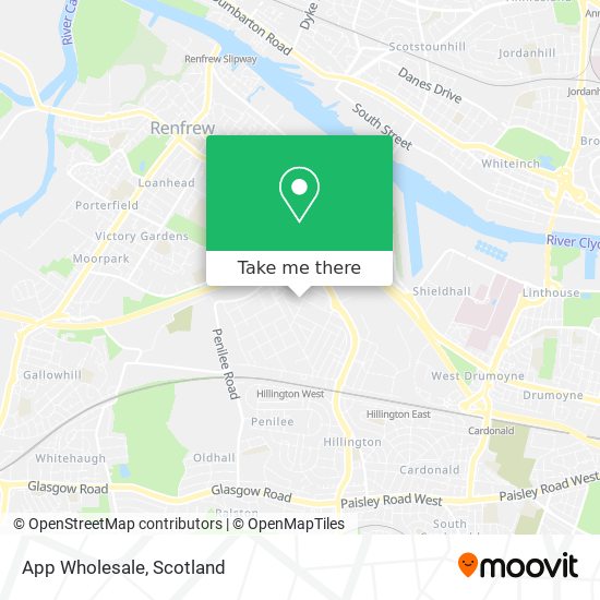 App Wholesale map