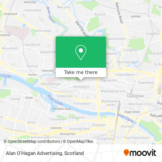 Alan O'Hagan Advertising map
