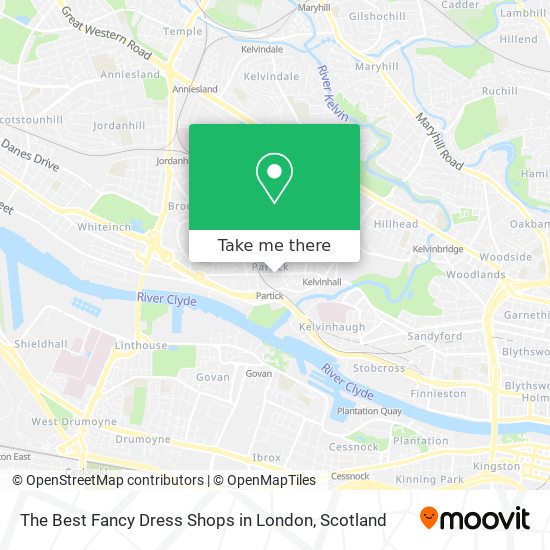 The Best Fancy Dress Shops in London map