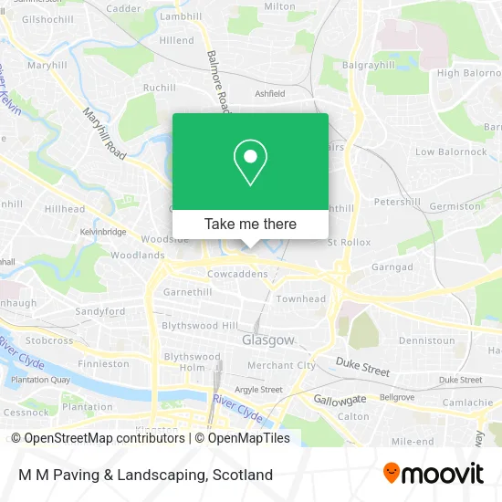 M M Paving & Landscaping map