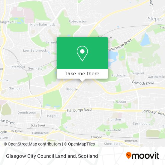 Glasgow City Council Land and map