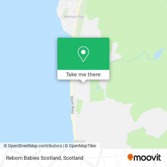 Reborn Babies Scotland map