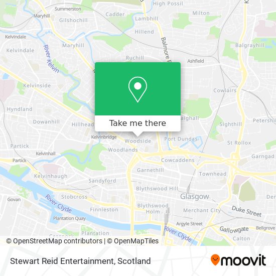 Stewart Reid Entertainment map