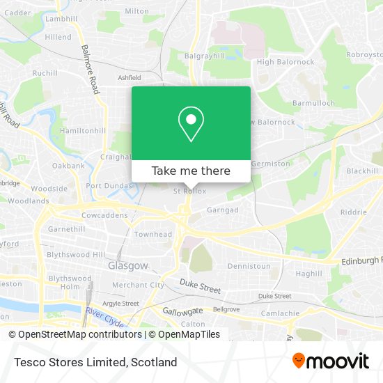 Tesco Stores Limited map
