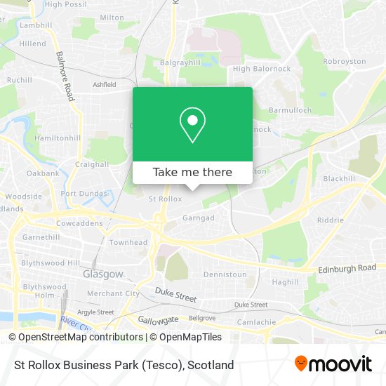 St Rollox Business Park (Tesco) map