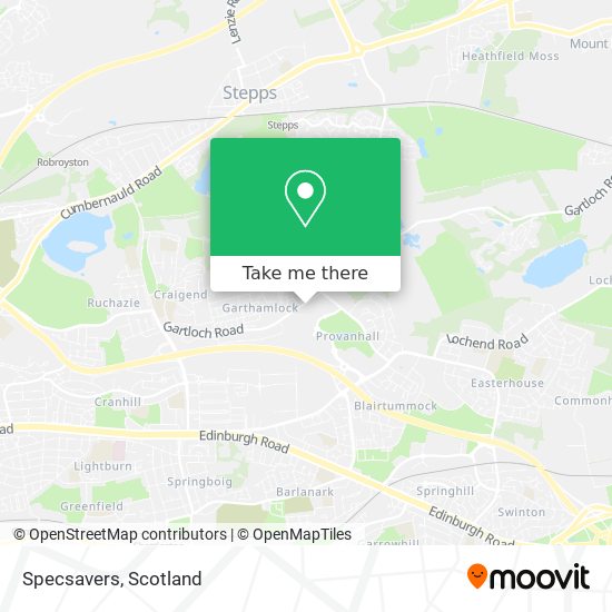 Specsavers map