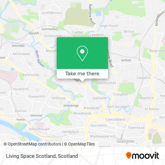 Living Space Scotland map