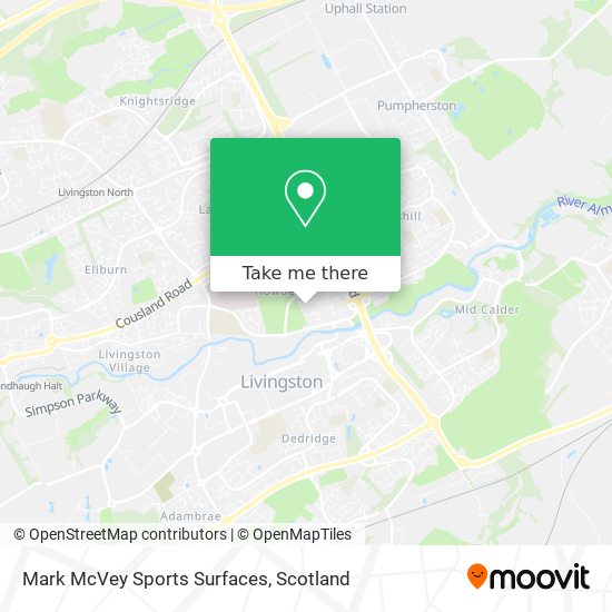 Mark McVey Sports Surfaces map