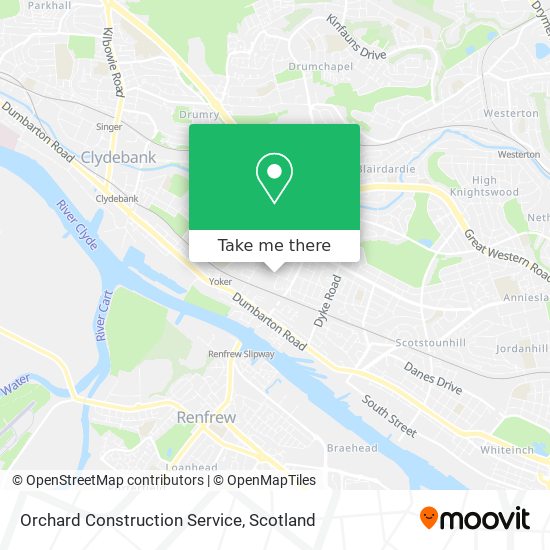 Orchard Construction Service map