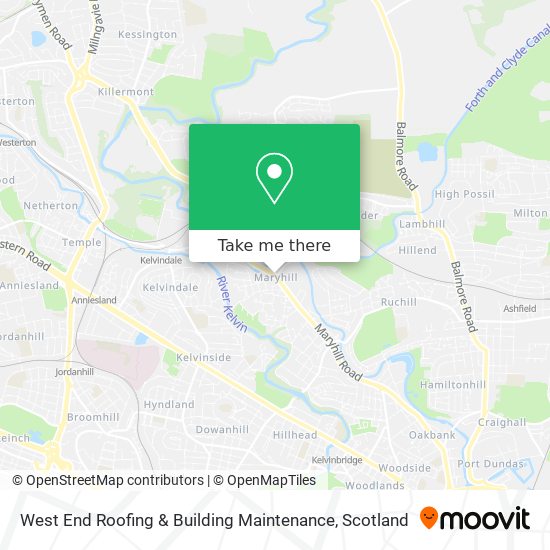 West End Roofing & Building Maintenance map