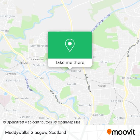 Muddywalks Glasgow map