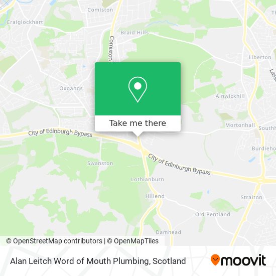 Alan Leitch Word of Mouth Plumbing map