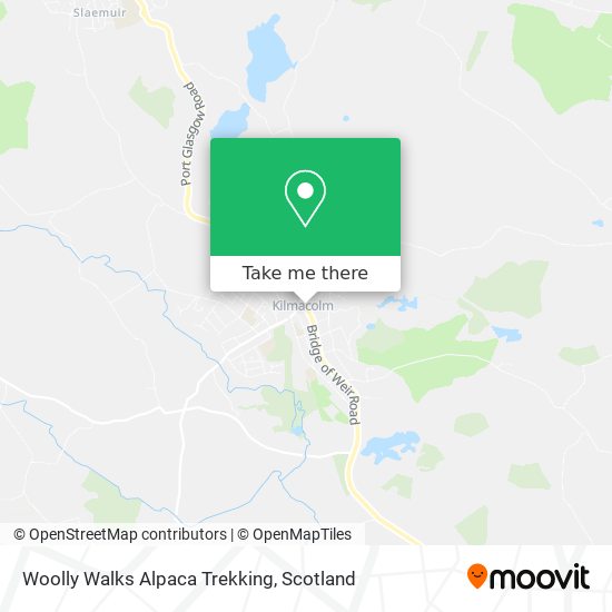 Woolly Walks Alpaca Trekking map