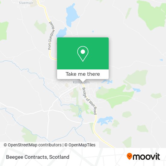 How to get to Beegee Contracts in Kilmacolm by Bus?