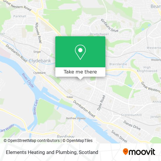 Elements Heating and Plumbing map